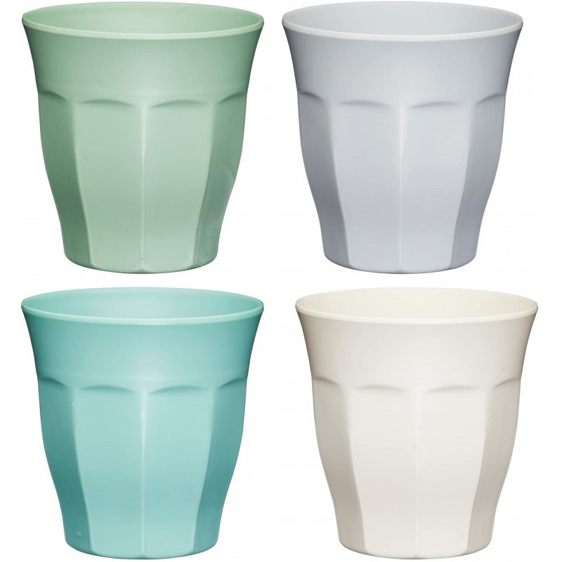 Colourworks Melamine Plastic Cups, Set of 4, Currently priced at £8.99